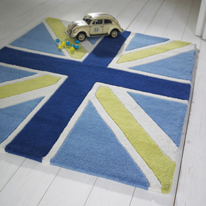 Win a blue Union Jack Rug worth £79 this July!